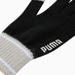 Knit Winter Gloves, PUMA Black-Desert Dust, extralarge-IND