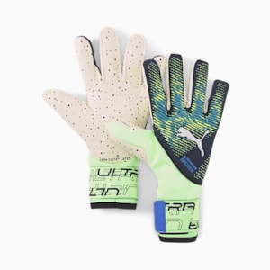 ULTRA Ultimate 1 Negative Cut Soccer Goalkeeper's Gloves, Fizzy Light-Parisian Night, extralarge