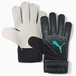 ULTRA Grip 4 RC Goalkeeper Gloves, Puma Black-Elektro Aqua