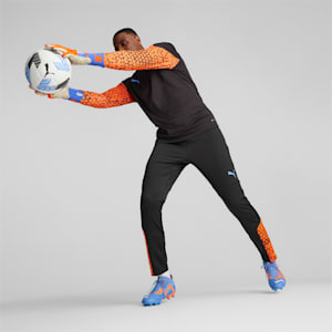 FUTURE Ultimate Negative Cut Football Goalkeeper Gloves, Ultra Orange-Blue Glimmer