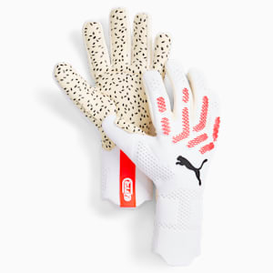 FUTURE Ultimate Negative Cut Football Goalkeeper Gloves, PUMA White-Fire Orchid, extralarge