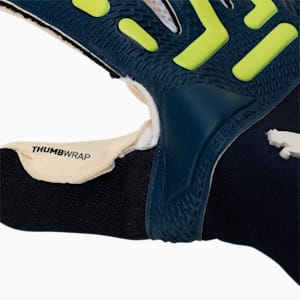 FUTURE Pro Hybrid Football Goalkeeper Gloves, Persian Blue-Pro Green, extralarge-IND