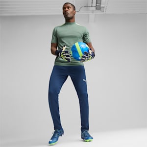 FUTURE Pro Hybrid Football Goalkeeper Gloves, Persian Blue-Pro Green, extralarge-IND
