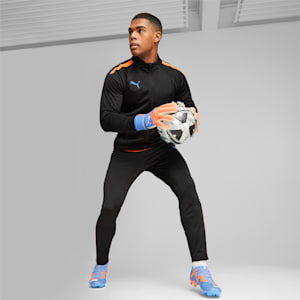 FUTURE Match Negative Cut Football Goalkeeper Gloves, Ultra Orange-Blue Glimmer