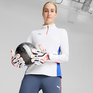 ULTRA Ultimate Hybrid Goalkeeper Gloves, PUMA White-Ultra Blue-Fire Orchid, extralarge-GBR