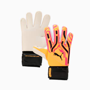 PUMA ULTRA Pro RC Football Goalkeeper Gloves, Sunset Glow-Sun Stream-PUMA Black, extralarge-IND