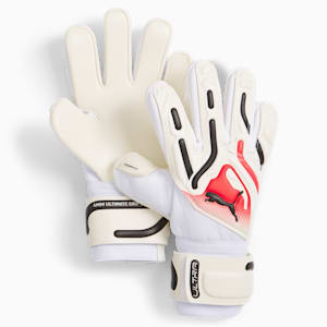 ULTRA Pro RC Youth Goalkeeper Gloves, PUMA White-Ultra Blue-Fire Orchid, extralarge-IND