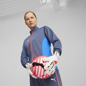 ULTRA Pro RC Youth Goalkeeper Gloves, PUMA White-Ultra Blue-Fire Orchid, extralarge-IND