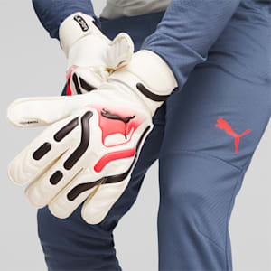 ULTRA Match Protect RC Goalkeeper Gloves, PUMA White-Ultra Blue-Fire Orchid, extralarge-IND