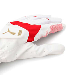 メンズ ゴルフ アルファ グリップ グローブ 左手, Bright White-PUMA Red, extralarge-JPN