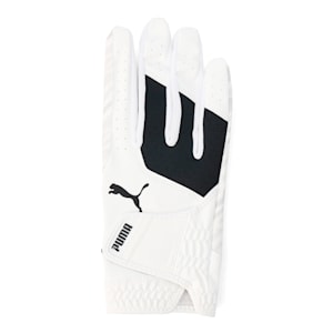 メンズ ゴルフ PWR グリップ グローブ 右手, Bright White-PUMA Black