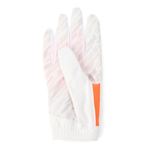 メンズ ゴルフ PWR グリップ グローブ 右手, Bright White-Vibrant Orange