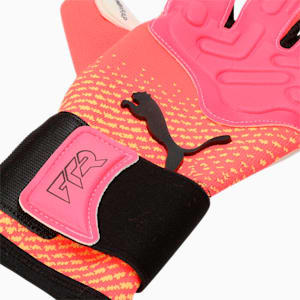 FUTURE Pro Hybrid Football Goalkeeper Gloves, Sunset Glow-Sun Stream-PUMA Black, extralarge-IND