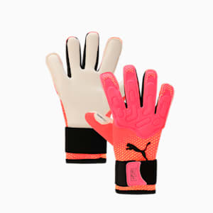 FUTURE Pro Hybrid Football Goalkeeper Gloves, Sunset Glow-Sun Stream-PUMA Black, extralarge-IND