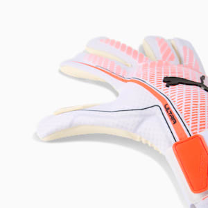 ユニセックス サッカー プーマ ウルトラ アルティメット HYBRID ゴールキーパーグローブ, PUMA White-Glowing Red-PUMA Black, extralarge-JPN