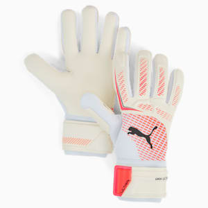 ユニセックス サッカー プーマ ウルトラ プロ RC ゴールキーパーグローブ, PUMA White-Glowing Red-PUMA Black, extralarge-JPN