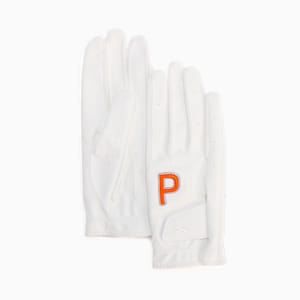 ウィメンズ ゴルフ W P グローブ 両手用, Bright White-Rickie Orange, extralarge-JPN