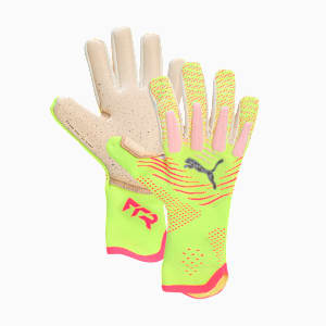 FUTURE Ultimate NC Football Goalkeeper Gloves, Yellow Alert-Sun Struck, extralarge-IND