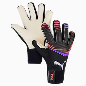 ユニセックス サッカー フューチャー プロ HYBRID ゴールキーパーグローブ, PUMA Black-Glowing Red-Purple Glimmer, extralarge-JPN
