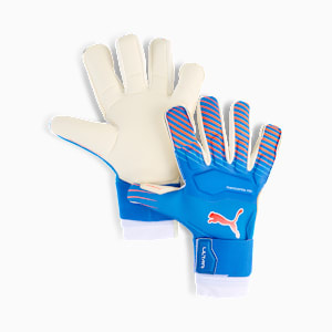PUMA ULTRA Ultimate Hybrid Goalkeeper Gloves Youth, Ultra Blue-Glowing Red, extralarge-GBR