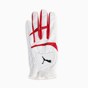 メンズ ゴルフ フュージョン グリップ グローブ 3.0 左手用, Bright White-Strong Red, extralarge-JPN