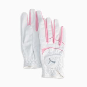 ウィメンズ ゴルフ W フュージョン グリップ グローブ 3.0 両手用, Bright White-Pale Pink, extralarge-JPN