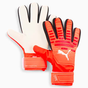 FUTURE Play NC Goalkeeper Gloves Youth, Glowing Red-PUMA Red-PUMA Black, large-GBR