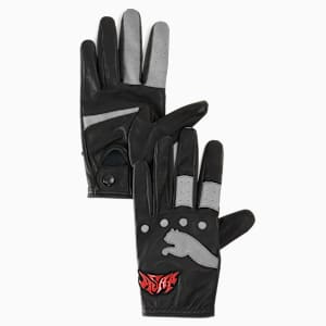 PUMA x A$AP ROCKY Leather Gloves, PUMA Black-Fierce Red-PUMA White, extralarge-IND