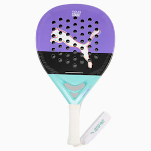 NOVA PADEL COURT Padel Racket Women, Purple Glimmer-PUMA Black-Aquatic-PUMA White, extralarge-GBR