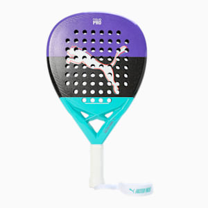 NOVA Padel Pro Racket, Purple Glimmer-PUMA Black-Aquatic-PUMA White, extralarge-IND