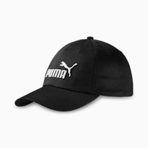 Essentials Embroidered Logo Unisex Cap, black-No.1, extralarge-IND