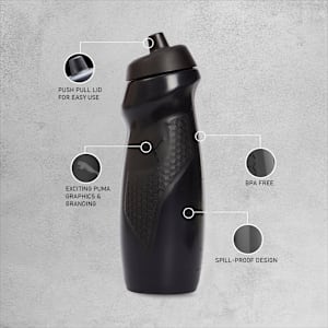 PUMA Training Performance Unisex 750ml Water Bottle, Puma Black, extralarge-IND