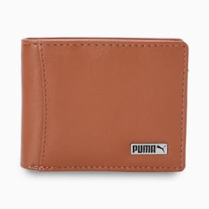 PUMA Metal Logo Unisex Wallet, Tan-Metal Cat, extralarge-IND