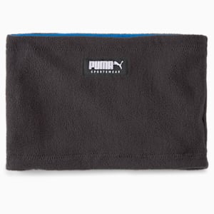 キッズ リバーシブル フリース ネック ウォーマ, Puma Black-Future Blue