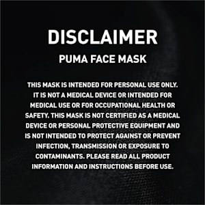PUMA Face Mask Pack of 2, Puma Black-Cat