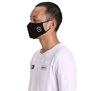 PUMA Face Masks Pack of 2, Puma Black-Cat, extralarge-IND