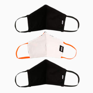 PUMA Youth Face Mask II, Firecracker-Puma Black, extralarge-IND