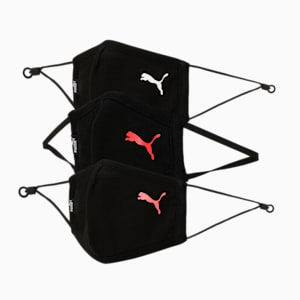 Styl. Face Mask mix Pack of 3, Puma Black, extralarge-IND