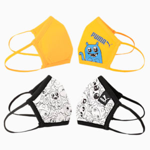 Monsters Kids Face Mask, Puma Black-Zinnia-Monster, extralarge-IND