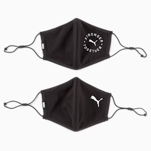 Masque de protection PUMA 3.0 (ensemble de 2), Puma Black-Cat stronger together, extralarge