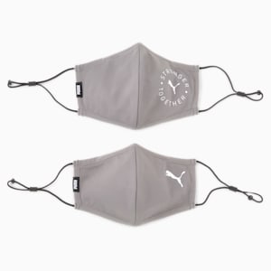 Masque de protection PUMA 3.0 (ensemble de 2), Steel Gray-Cat stronger together, extralarge