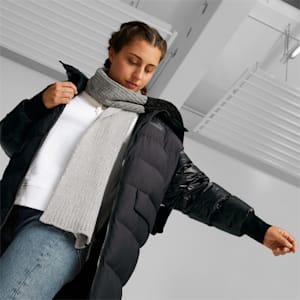 ユニセックス プーマ シェニール スカーフ, Puma Black-Medium Gray Heather-Light Gray Heather
