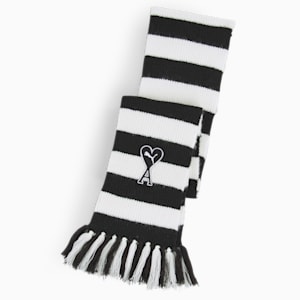 PUMA x AMI Scarf, Puma Black-Puma White