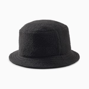 PUMA x PERKS AND MINI Sherpa Bucket Hat, Puma Black