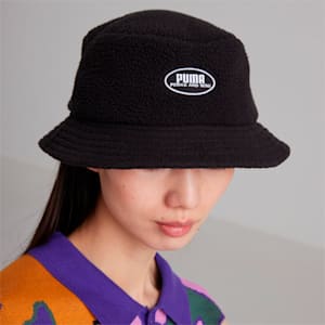 PUMA x PERKS AND MINI Sherpa Bucket Hat, Puma Black
