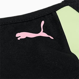 PUMA Face Mask Pack of 2, Puma Black-Sunny Lime-Pink Lady, extralarge-IND