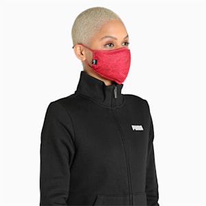 PUMA Training Unisex Face Mask, Intense Red-Asphalt, extralarge-IND