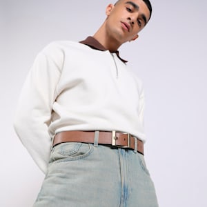 Classic Belt, Chestnut Brown-brass light, extralarge-IND