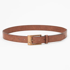 Stylised Belt, Major Brown-Brass Light