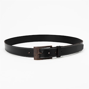 Stylised Leather Belt, PUMA Black, extralarge-IND